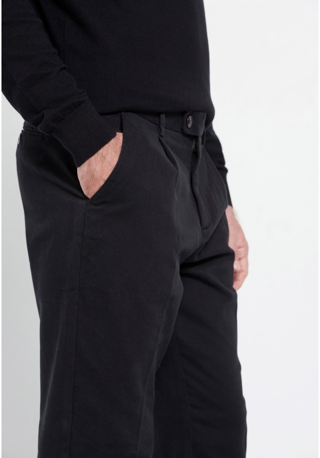 Men's pleated chinos - Marron label