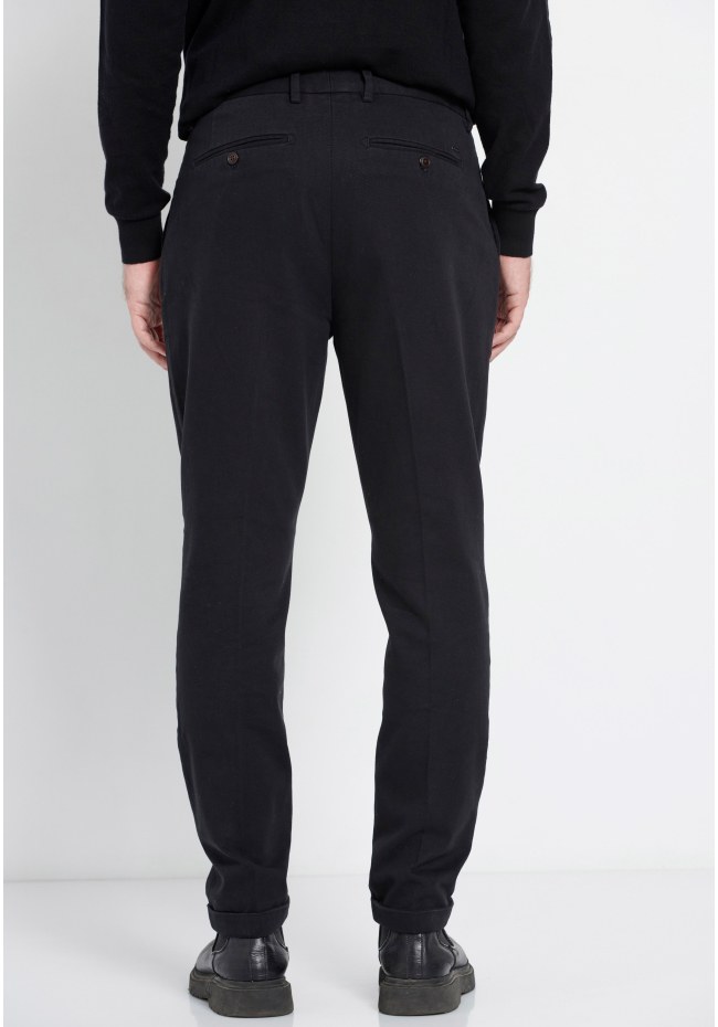 Men's pleated chinos - Marron label