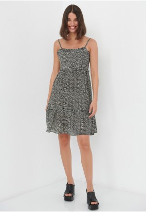 All over printed mini dress