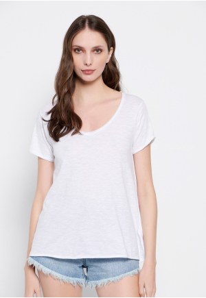 Essential t-shirt με V λαιμόκοψη