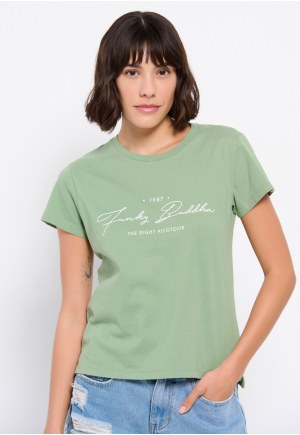 T-shirt από οργανικό βαμβάκι με τύπωμα
