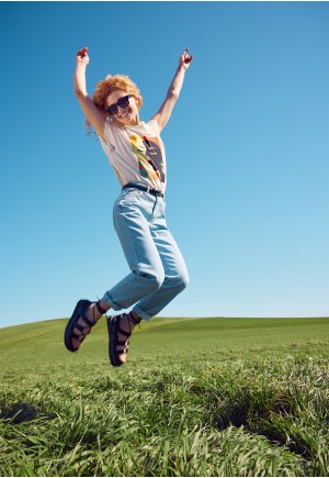 Moms fit τζιν παντελόνι