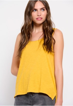 Plain cotton tank top