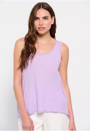 Plain cotton tank top