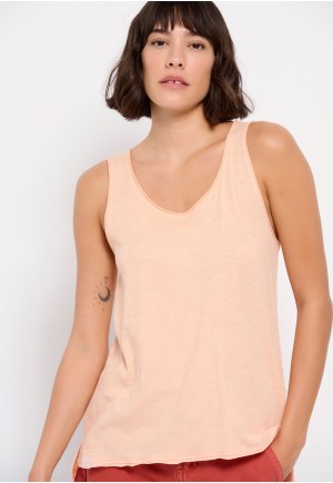 Plain cotton tank top