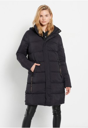 Relaxed fit women's puffer jacket