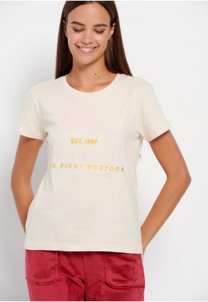 Chest printed t-shirt