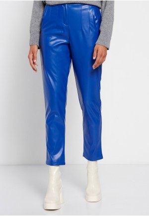 Women's eco leather (PU) casual pants