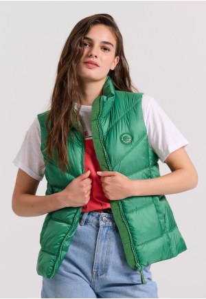 Women's vest quilted jacket