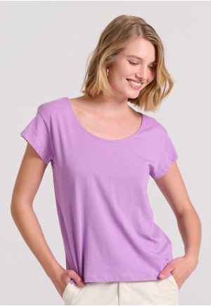 Women's crew-neck cotton t-shirt