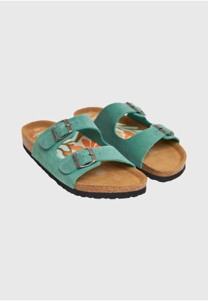 Γυναικεία suede σανδάλια