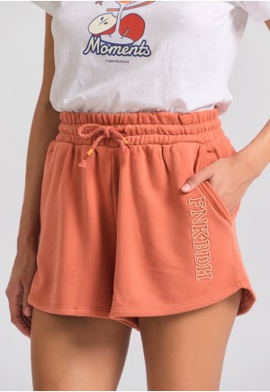 Loose fit αθλητικό σορτς με branded κέντημα