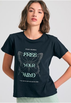 Γυναικείο t-shirt με φωτογραφικό τύπωμα