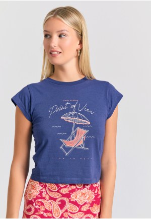 Women's t-shirt with photographic print