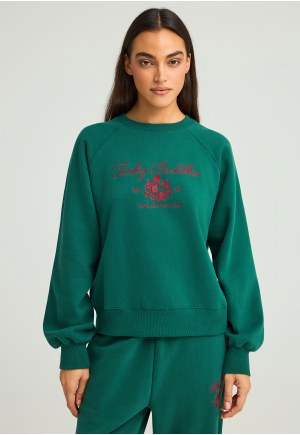 Φούτερ με κεντητό σχέδιο