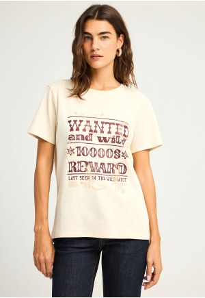 T-shirt with graphic print "Wanted and wild"