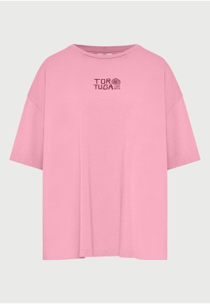Γυναικείο t-shirt με τύπωμα στην πλάτη