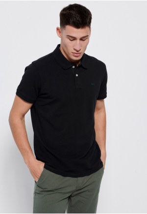 Essential pique cotton polo shirt