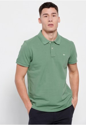 Essential pique cotton polo shirt