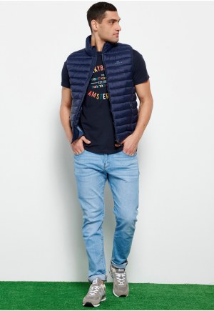 Light padded vest jacket