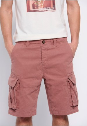Relaxed fit cargo βερμούδα