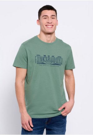 T-shirt με Funky Buddha τύπωμα
