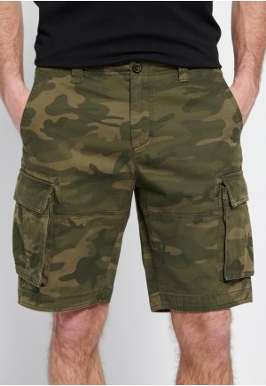 Βερμούδα cargo με camo τύπωμα