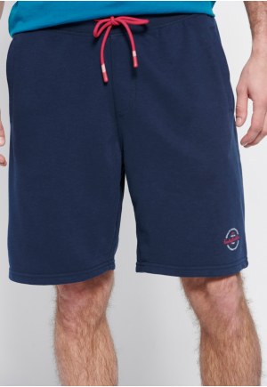 Essential jogger shorts with branded print