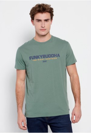 T-shirt με Funky Buddha τύπωμα