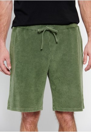 Jogger shorts in towel terry fabric