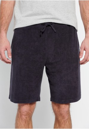 Jogger shorts in towel terry fabric