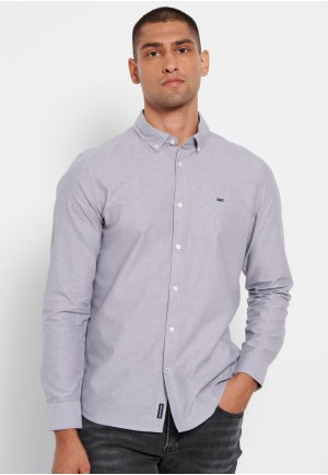 Essential shirt with embroidered logo