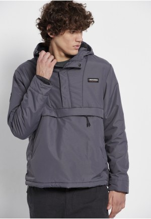 Ανδρικό overhead jacket με κουκούλα