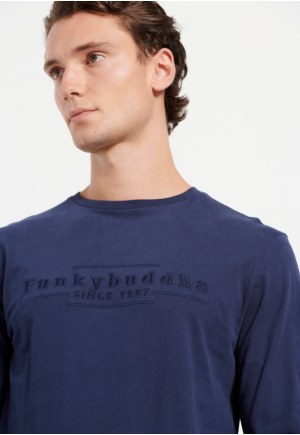 Longsleeve t-shirt with embroidered logo