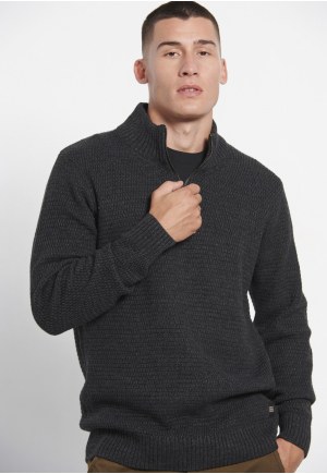 Men's half-zip sweater