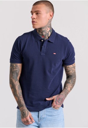 Essential polo shirt with embroidered logo