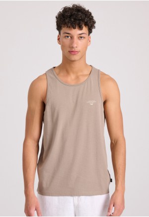Ανδρικό tank top με logo στο στήθος
