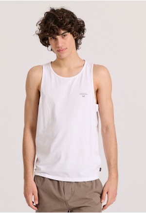 Ανδρικό tank top με logo στο στήθος