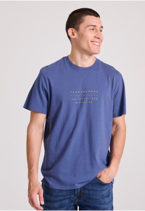 T-shirt with text artwork print