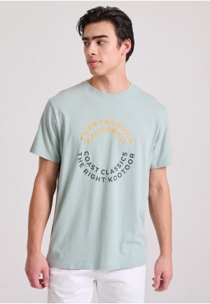 T-shirt με text artwork τύπωμα στο στήθος