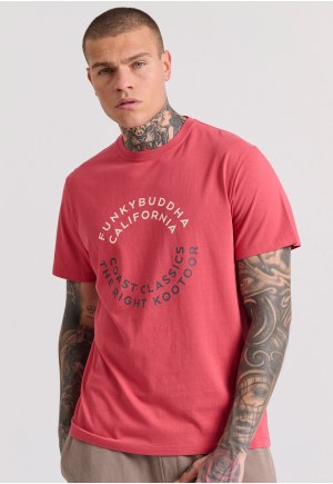 T-shirt με text artwork τύπωμα στο στήθος