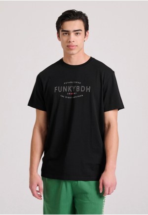 T-shirt with Funky Buddha print