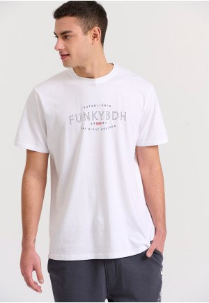 T-shirt with Funky Buddha print