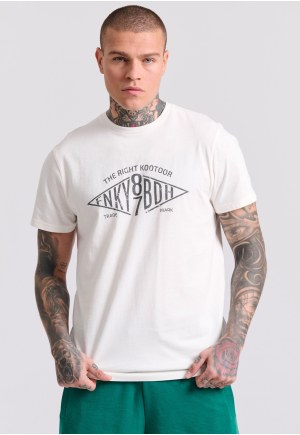 T-shirt με branded text artwork τύπωμα