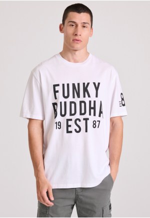 Relaxed fit t-shirt with Funky Buddha print