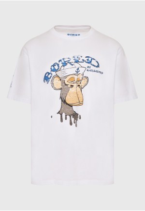 Relaxed Unisex T-shirt Ape Capeton "Cap" - Bored of Directors