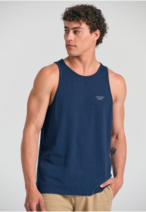 Ανδρικό tank top με logo στο στήθος