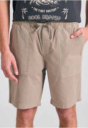 Garment dyed chino βερμούδα