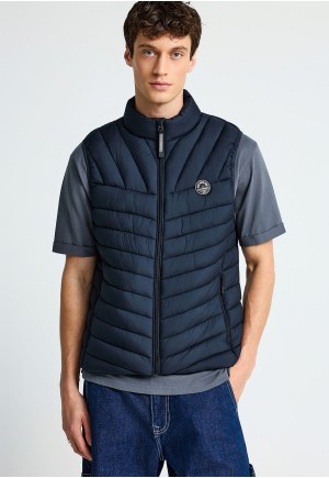 Men's vest quilted jacket