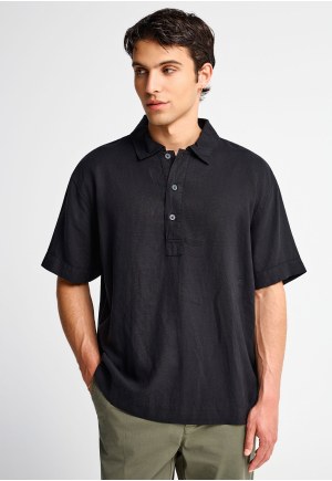 Ανδρική lyocell oversized μπλούζα polo